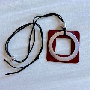 ARCO necklace with adjustable cord. Purchased in Rome.